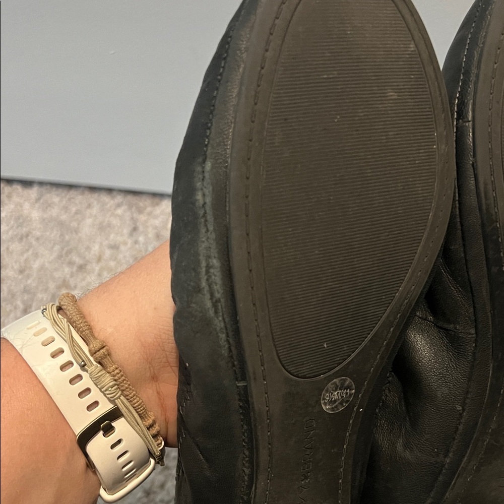 Lucky Brand Black Leather Flats - Picture 6 of 8